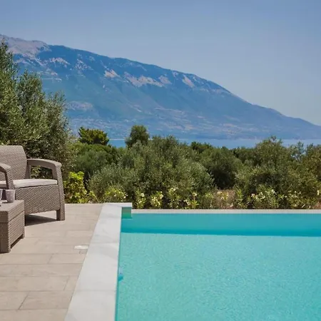 Magnificent Kefalonia 3 Bedrooms Montagna Mare Private Pool Stunning Sea Views Pesada * Pesadha